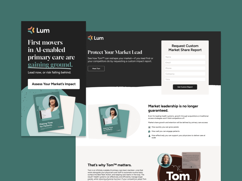 Full-Funnel Campaign Design for Value-Based Care Platform
